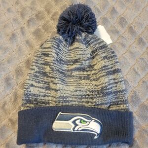 NFL Seattle Seahawks Knit Beanie - Blue and Gray